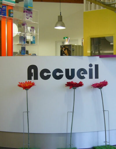 Agencement magasin - accueil